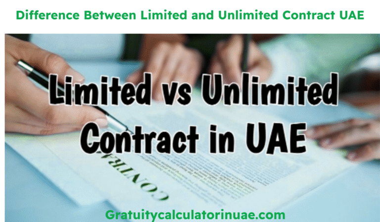 Difference Between Limited and Unlimited Contract UAE