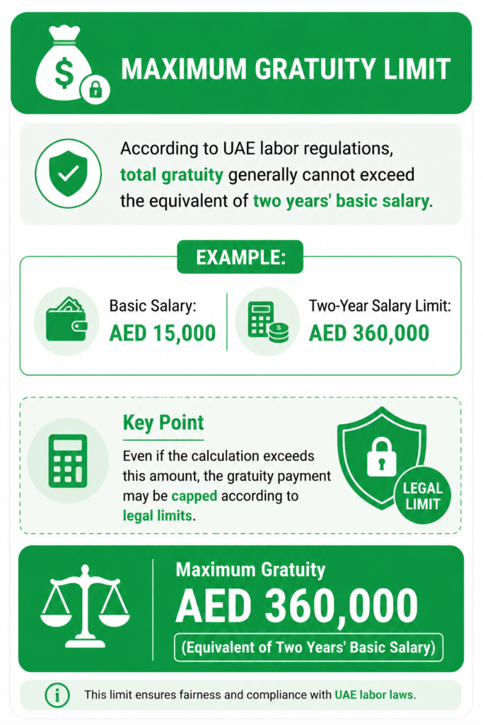 Maximum Gratuity Limit
